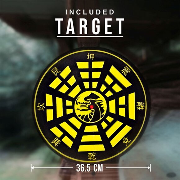 Asian Dragon THROWING KNIFE TARGET BOARD Ninja Training Practice - Picture 3 of 3